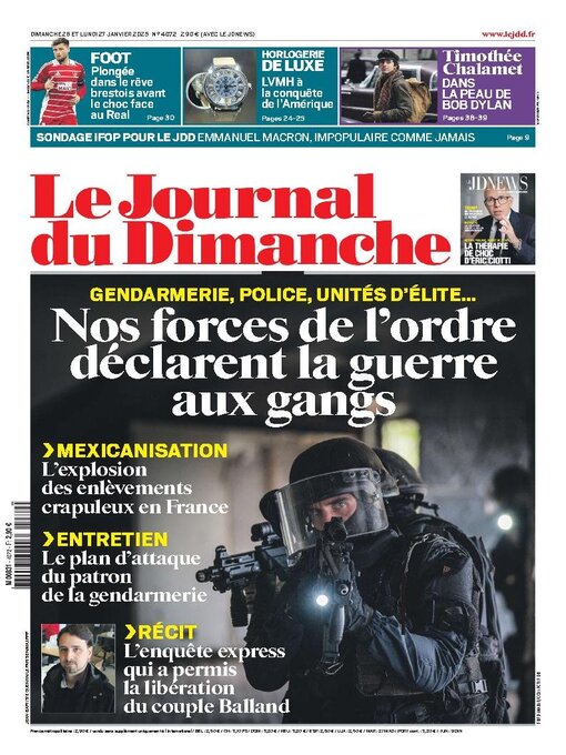 Title details for Le Journal du dimanche by Lagardere Media News - Available